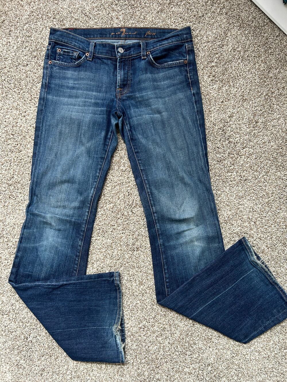 7 for All Mankind Y2K Flare Jeans - Medium Wash 29"